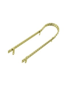 Triple Twisted Square Sissy Bar Gold.